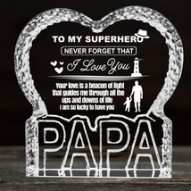 Crystal Dad Gifts, Fathers Day Crystal Gifts for Dad from Daughter Son P... - £21.96 GBP