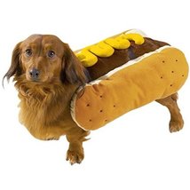 HOT DOG COSTUMES for DOGS Mustard and/or Ketchup Available in Three Sizes ! (Med - £22.94 GBP
