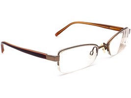 Lacoste Eyeglasses LA 12205 BR Brown Half Rim Frame 50[]18 135 - $29.99