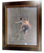 August von Munchausen (Mid Century NY) Pastel on Paper Ballet Dancers, S... - $276.15