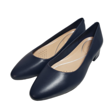 Easy Spirit Womens Caldise Dark Blue Leather Slip On Low Heel Dress Pump... - £70.39 GBP