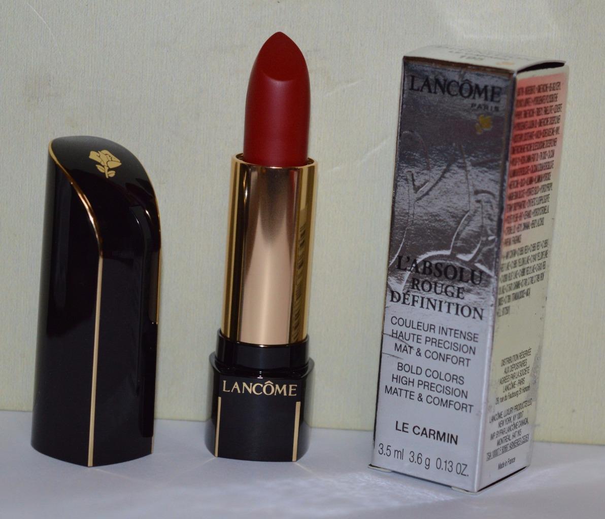 LANCOME Le Carmin #195 L'Absolu Rouge Definition Lipstick LIMITED EDITION ~ BNIB - $43.93