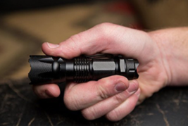 LED Mini Telescopic Zoom Rechargeable Strong Light Flashlight - £14.04 GBP
