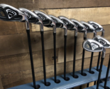 USED RH Senior Men&#39;s Turbo Power Action Wide Sole Irons Golf Set #3-LW 5... - $489.95