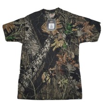 Mossy Oak Men&#39;s Camo T Shirt Size M Medium Short Sleeve Camouflage Casual - £13.99 GBP
