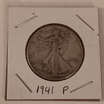 1941 P Walking Liberty Half Dollar VG+ Condition US Mint Philidelphia - £19.74 GBP