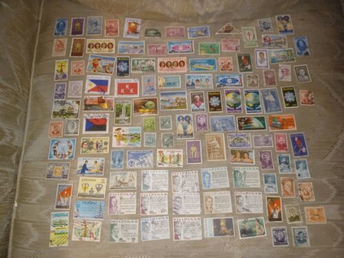 Primary image for Lot Of 179 Philippines Pilipinas Cancelled Postage Stamps Vintage Collection VTG