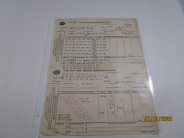 New York Central Railroad Bill P Drescher Quaker Oats 4/4/1928 Ephemera - $19.26