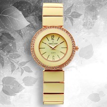 NEW Charles Latour 10040 Womens Stylus Collection Off-White Swarovski Cute Watch - £15.78 GBP