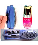 Q Brush Oval Self-Cleaning Hair Brush+Itay Liquid Moroccan Gold Argan Oil (WHITE - $29.69