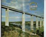  TEXAS Official Highway Travel Map 1966 Governor John Connelly - $13.86