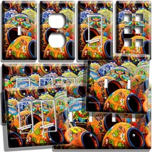 Mexican Talavera Pots Vases Lightswitch Outlet Wall Plate Southwestern Art Decor - £13.35 GBP+