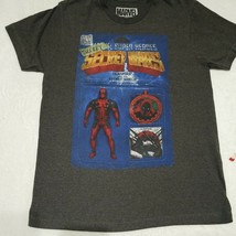 Marvel Comics Deadpool Secret Wars Action Figure T-Shirt New - £12.88 GBP