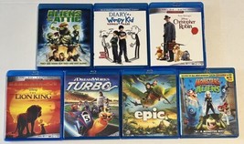 Kids Movies - Blu-Ray &amp; DVD - Lot of 7 - Lion King Epic Turbo &amp; More - £14.90 GBP