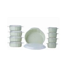 18 piece Microwaveable Cookware Set Microwave to Table to fridge to dishwasher - £34.11 GBP