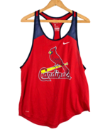 St Louis Cardinals Tank Top Medium Womens Nike Dri Fit The NIke Tee Red MLB - £29.20 GBP