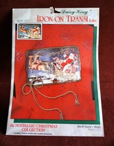 Daisy Kingdom Santa&#39;s Sleigh Iron-on Transfer # 6149 The Nostalgic Christmas Col - £8.53 GBP