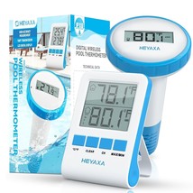 Wireless Pool Thermometer, Floating Easy Read, IPX8 Waterproof Digital T... - $16.99