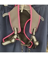 TOP PAW Comfort Dog Harness W Rainbow Reflective Material Pink Black Gre... - £7.18 GBP