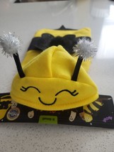 Pet Halloween Hoodie Costume XS &quot;Bumble Bee&quot; Brand New Black &amp; Yellow Flower Top - £11.98 GBP