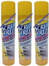 3 X Scrub Free Oven Cleaner Heavy Duty &amp; Fume Free Cuts Through Baked On 9.7 oz - £17.40 GBP