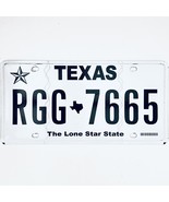  United States Texas Lone Star Passenger License Plate RGG 7665 - $362.71 MXN