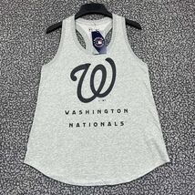 Nike Dri-Fit Shirt Women Medium Washington Nationals Sleeveless Racerbac... - $27.88