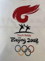 Officially Licensed Beijing 2008 Olympics T-Shirt Size Large Torch Relay NWT - £22.36 GBP