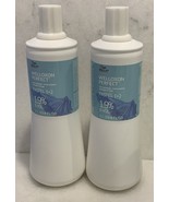 2 Wella Welloxon Perfect Pastels 1+2 1.9 6 VOL Creme Developer 1L 33.8 oz - $51.80 CAD