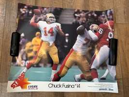 CHUCK FUSINA #14 Poster - USFL - Baltimore Philly Stars - 20” x 24” - Ar... - £3.86 GBP