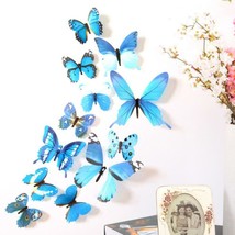 12PCS 3D Butterfly Wall Decal Sticker Room Decoration Beautiful Home Dec... - £2.52 GBP