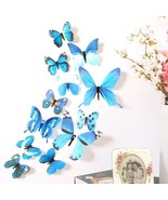 12PCS 3D Butterfly Wall Decal Sticker Room Decoration Beautiful Home Dec... - £2.52 GBP