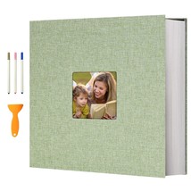 Photo Album Self Adhesive 13X12.6 For 600 Photos Linen Scrapbook 120 Pages - $135.99