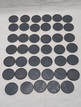 Lot Of (41) 25MM Warlord Games Grey Round Miniature Bases - £23.18 GBP