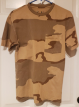 Vtg Redhead Men Pocket T-Shirt Sz S Beige Camo Hunting Outdoor SS Crew Neck - £11.11 GBP