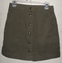 Excellent Womens Fashion Bug Taupe Green Skort Size 6 - £18.34 GBP