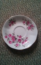 005 Vintage Royal Albert Bone China Rose Pattern Saucer England 5.5&quot; Gol... - £12.53 GBP