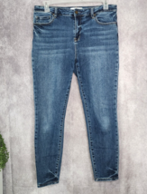 Mica Jeans Womens 31 High Rise Skinny Ankle Blue Stretch Denim Los Angeles - $29.99