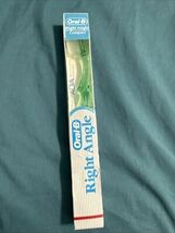 Vintage Oral-B Right Angle Compact 5 Row Tooth Brush Green Sealed - $12.86