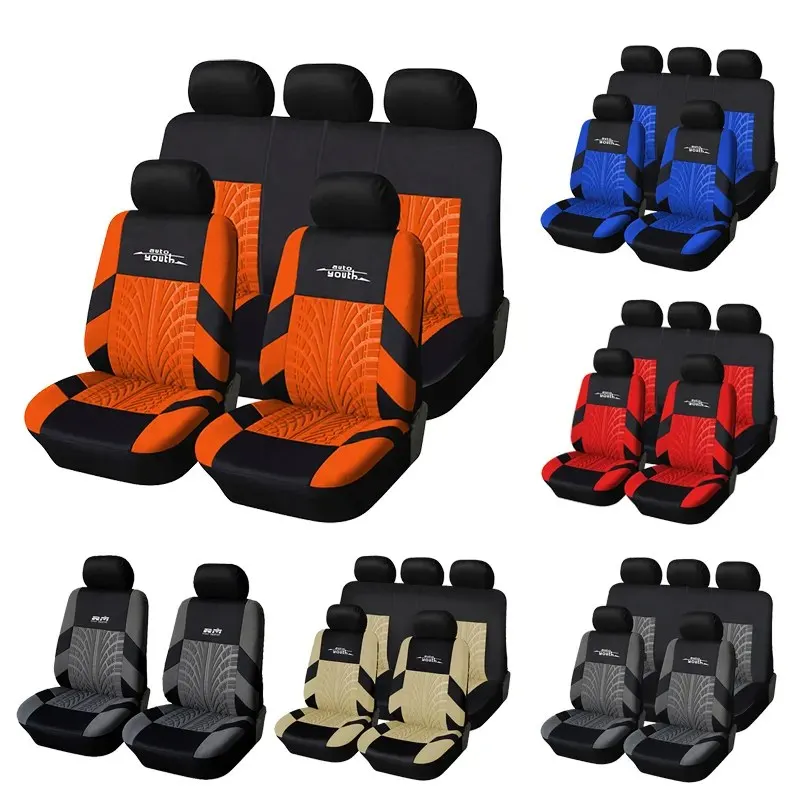 AUTOYOUTH Car Seat Covers Full Set Car Seat Protector Auto Seat Covers Polyester - £14.09 GBP+