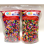 2 Packages Rainbow Melty Beads 20,000 Children Crafts Fusion MultiColor 5MM - £11.03 GBP