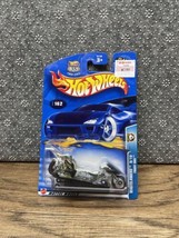 2003 Hot Wheels #162 Wastelanders 5/10 FRIGHT BIKE Trans Clear w/Black KG - $6.93