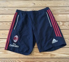 Adidas Men’s Side Stripe Fly Emirates  Athletic shorts Size S Black S6 - $18.71