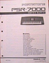 Yamaha PSR-7000 Portatone Midi Keyboard Workstation Original Service Man... - $29.69