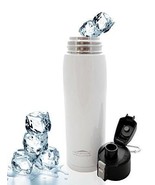 Aquatix White Insulated FlipTop Sport Bottle 21 ounce Pure Stainless Steel - $27.16 CAD
