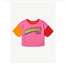 Justice Girls Pink x Airheads Colorblock Blast Cropped T-Shirt, Size L NWT - £7.86 GBP
