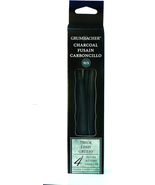 Grumbacher Willow Charcoal, Thick, Black, 4 Pack (WTK4) - £10.25 GBP