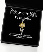 Fun Wife Gifts, I Can&#39;t Imagine Life Without You, Because Everything, Unique Hol - £39.00 GBP