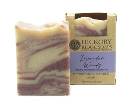 Lavender Woods Goat Milk Handmade Soap Bar Bar Soap with Shea Butter Natural Soa - £19.55 GBP