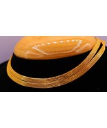 Gold chain necklace 22k yellow gold authentic 916 hallmarked mothers day gift  - $3,691.89